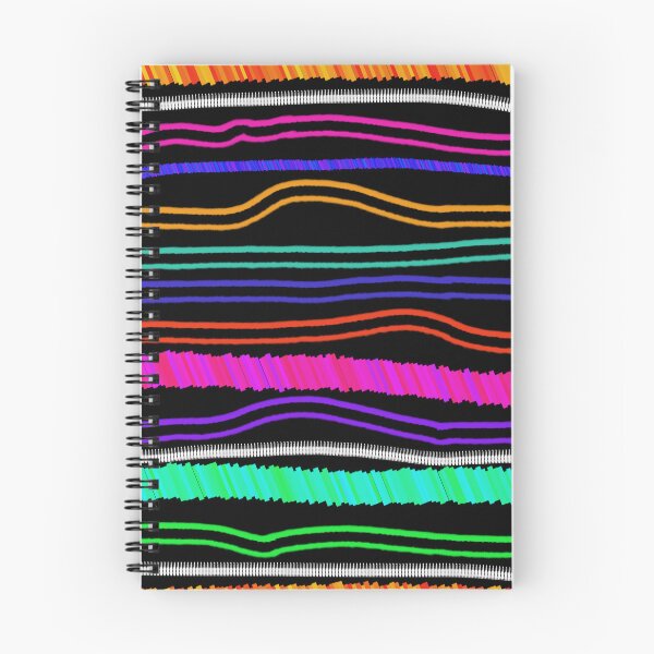 Item preview, Tribal Cyber Loom: Luxury Neon Textured Stripe & Abstract Wave Pattern designed and sold by ThiagoSDantas.