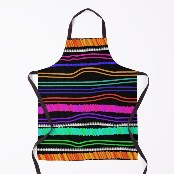 Item preview, Tribal Cyber Loom: Luxury Neon Textured Stripe & Abstract Wave Pattern designed and sold by ThiagoSDantas.