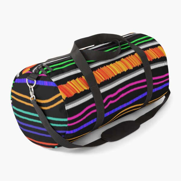 Item preview, Tribal Cyber Loom: Luxury Neon Textured Stripe & Abstract Wave Pattern designed and sold by ThiagoSDantas.