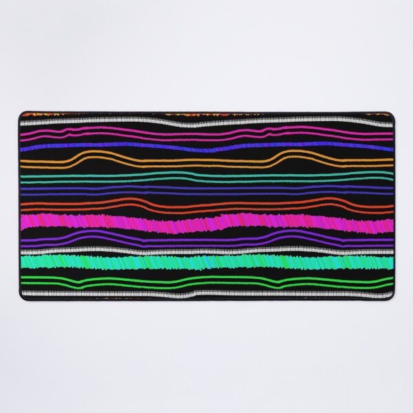 Item preview, Tribal Cyber Loom: Luxury Neon Textured Stripe & Abstract Wave Pattern designed and sold by ThiagoSDantas.