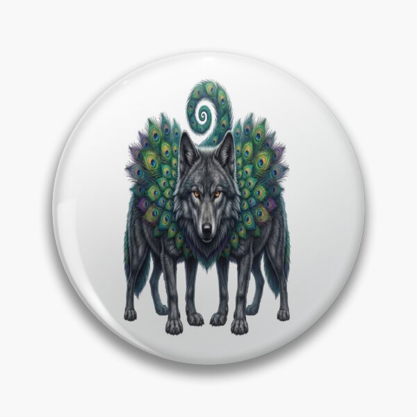 Item preview, Wolf Peacock Hybrid Fantasy Art designed and sold by GraffiCity.