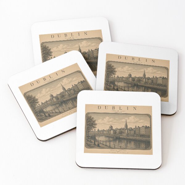 Item preview, Dublin | Vintage Travel City Design designed and sold by Fm204.