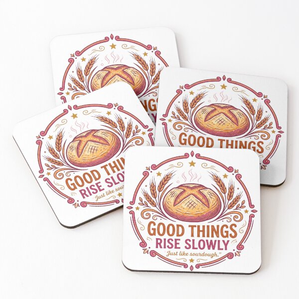 Item preview, Good Things Rise Slowly Just Like Sourdough Mug | Funny Sourdough Baker Quote | Artisan Bread Baking Gift designed and sold by Softbear Atelier.