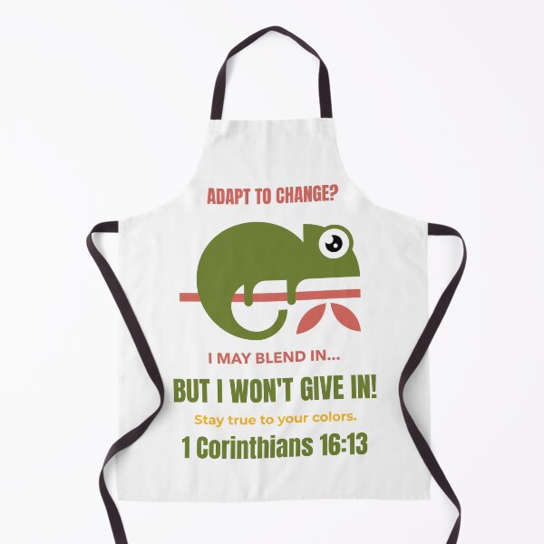 Item preview, A Wise Chameleon | Stay True to Your Colors | 1 Corinthians 16:13 Christian Design designed and sold by kjson1.
