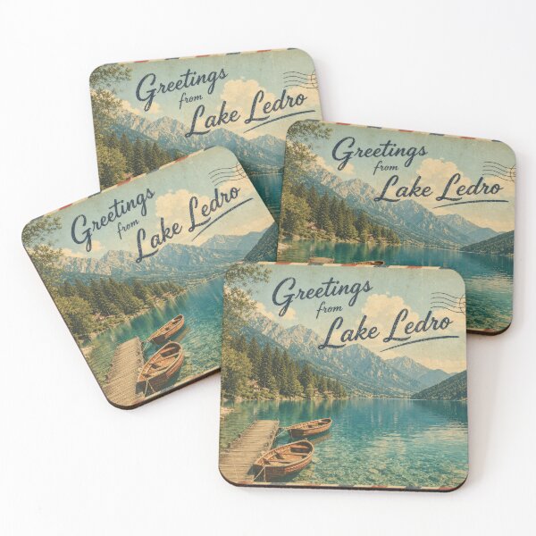 Item preview, Greetings from Lake Ledro – Retro Postcard designed and sold by Klysztof.