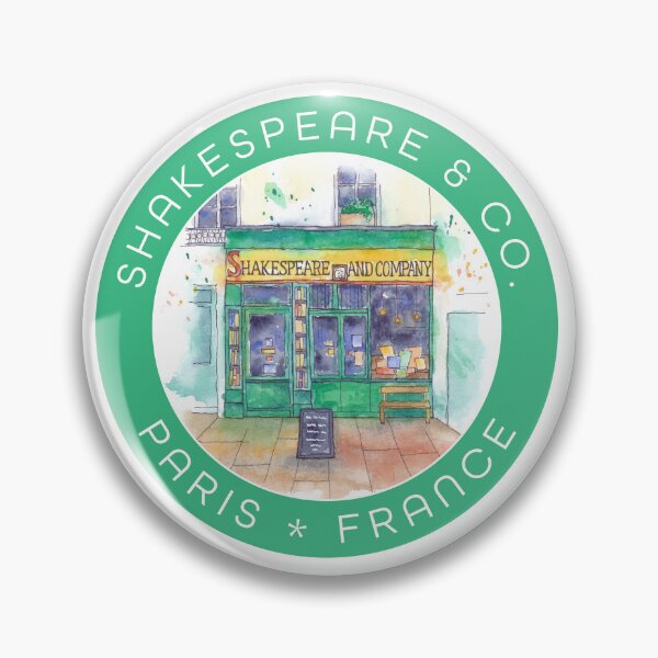 Item preview, Shakespeare and Company Bookstore Watercolor designed and sold by Stacey Creek.