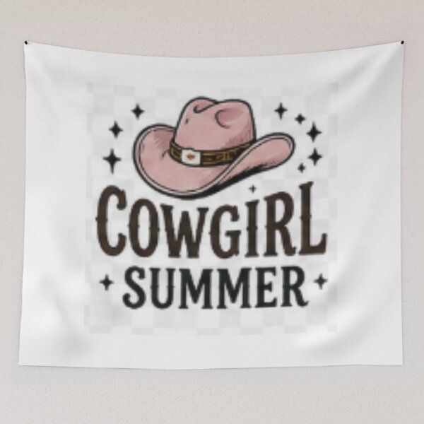 Item preview, Cowgirl Summer – Cute Pink Cowboy Hat Western Country Girl Graphic T-Shirt designed and sold by ser-Ile.
