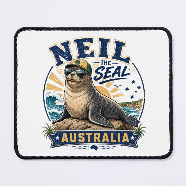Item preview, Neil the Seal – Tasmania’s Cheeky Beach Legend designed and sold by Holiday-Hunter.