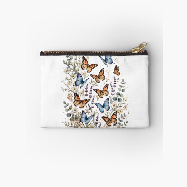 Item preview, Butterfly Canvas Wall Art | Wildflower Monarch Cottagecore | Gold Boho Decor Women designed and sold by Donartpictures.