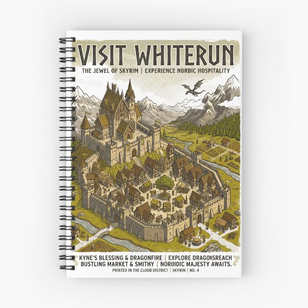 Item preview, VISIT WHITERUN — CITY OF DRAGONSREACH designed and sold by AtlasofLegends.