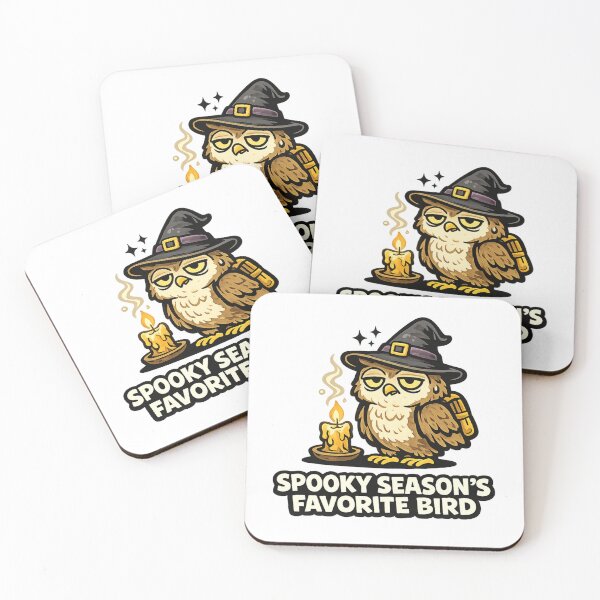 Item preview, Halloween Owl Sticker | Spooky Season Favorite Bird | Cute Witch Owl Gift designed and sold by Gremlin Hours.