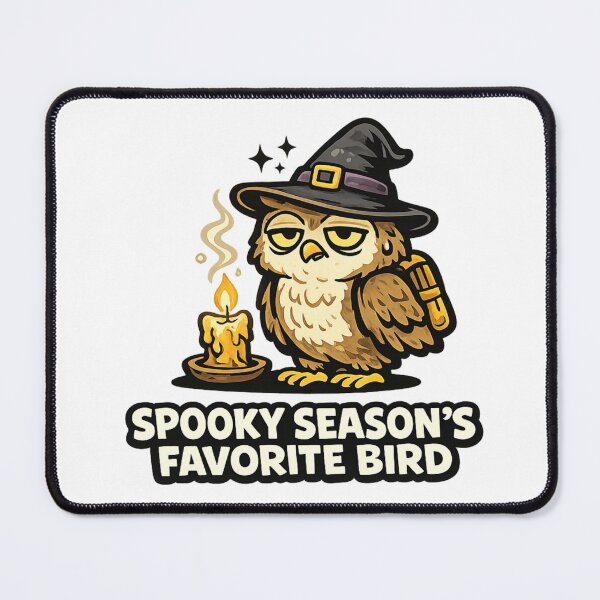 Item preview, Halloween Owl Sticker | Spooky Season Favorite Bird | Cute Witch Owl Gift designed and sold by Gremlin Hours.