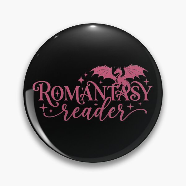 Item preview, Romantasy Reader - Magical Pink Dragon Typography designed and sold by LunnaAtica.