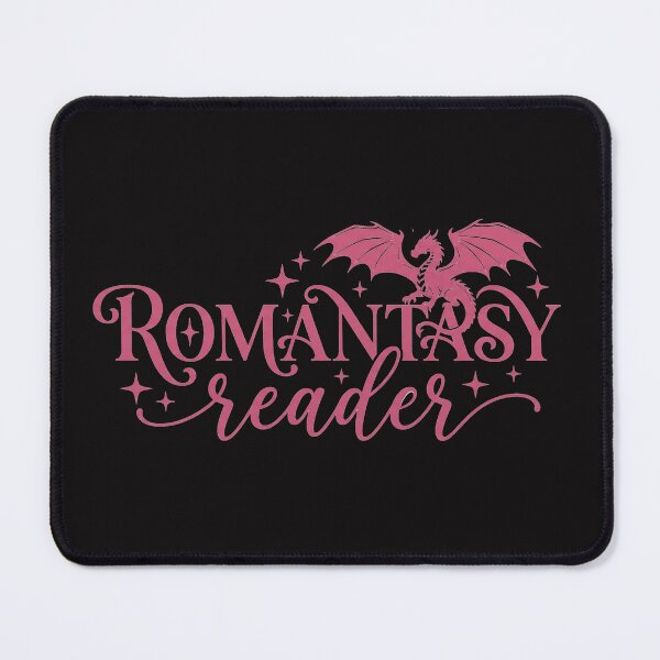 Item preview, Romantasy Reader - Magical Pink Dragon Typography designed and sold by LunnaAtica.