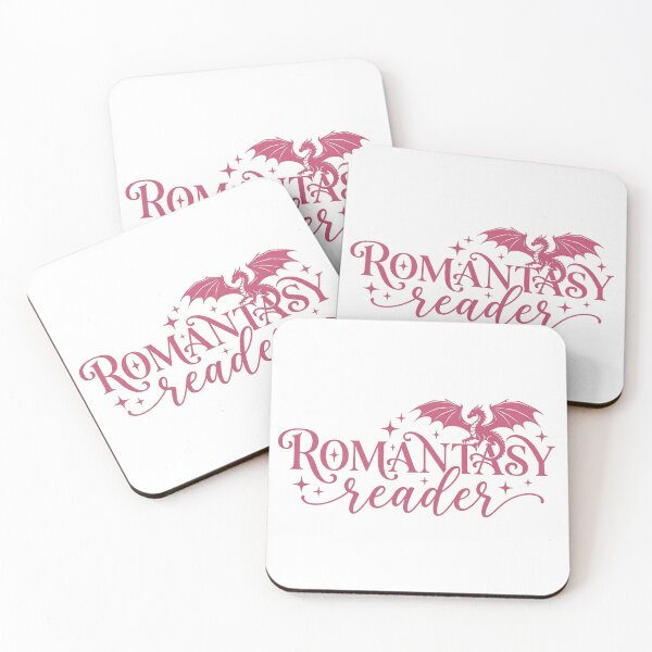 Item preview, Romantasy Reader - Magical Pink Dragon Typography designed and sold by LunnaAtica.