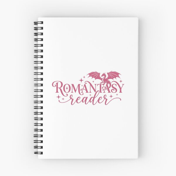 Item preview, Romantasy Reader - Magical Pink Dragon Typography designed and sold by LunnaAtica.