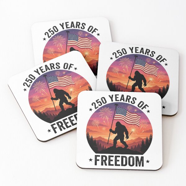 Item preview, 250 Years of Freedom Bigfoot Badge designed and sold by Roy & Tiffany.