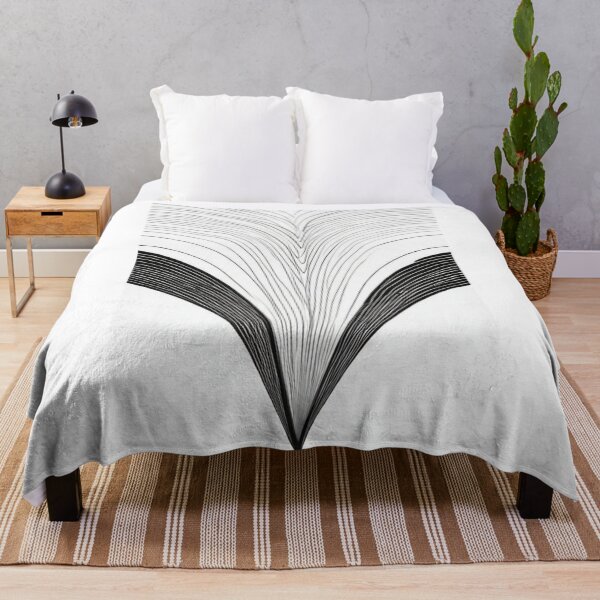 Item preview, Abstract Art - Geometric Composition in Black and White, Bridget Riley Influence designed and sold by Reverso-Design.