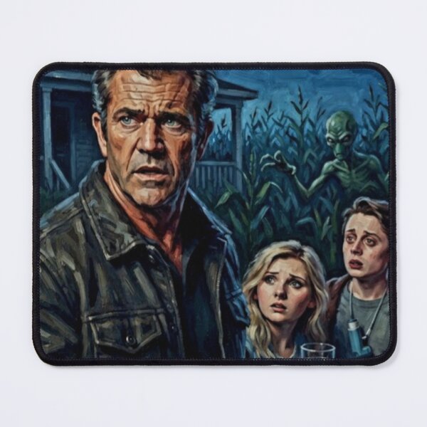 Item preview, Signs Retro Sci-Fi Alien Invasion Thriller Tribute Art Poster designed and sold by Art's Diner.