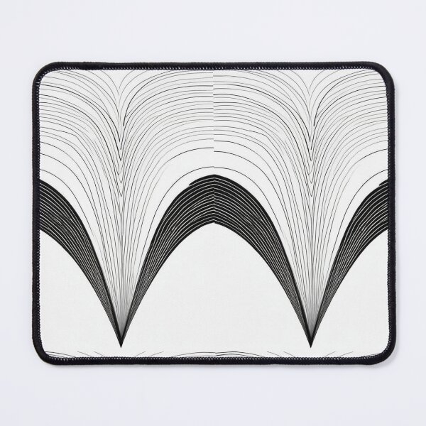 Item preview, Abstract Art - Geometric Composition in Black and White, Bridget Riley Influence designed and sold by Reverso-Design.