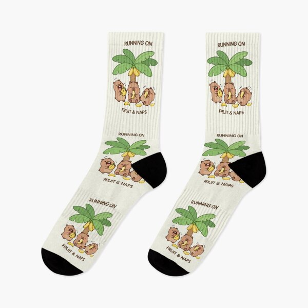 Item preview, Running on Fruit & Naps – Cute Banana Capybaras Under a Palm Tree designed and sold by BCapybara.