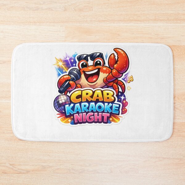 Item preview, Crab Karaoke Night Funny Animal designed and sold by TheRealTaria.