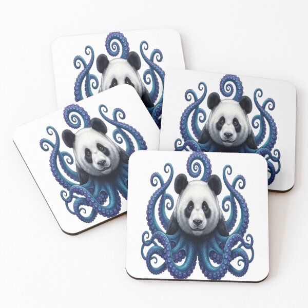 Item preview, Panda Octopus Hybrid Fantasy Art designed and sold by ROVVI.