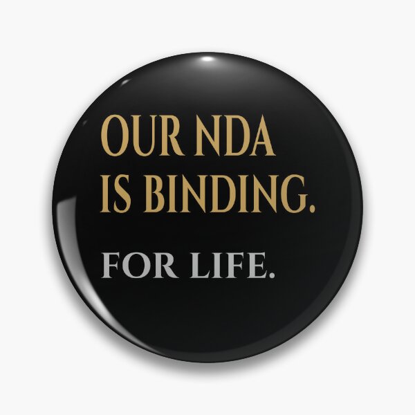 Item preview, Our NDA Is Binding For Life Funny Legal Attorney Raw Edition Shirt designed and sold by "Hedek".