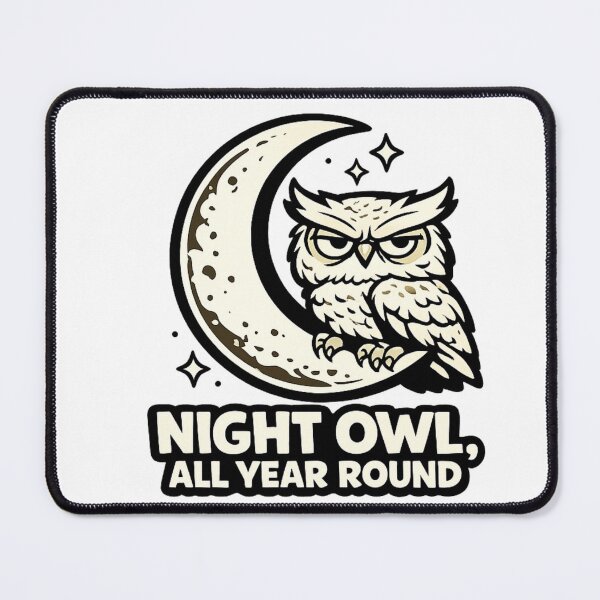 Item preview, Funny Night Owl Sticker | Night Owl Season | Owl Lover Introvert Gift designed and sold by Gremlin Hours.