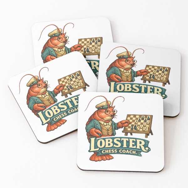 Item preview, Lobster Chess Coach Strategy Animal designed and sold by TheRealTaria.