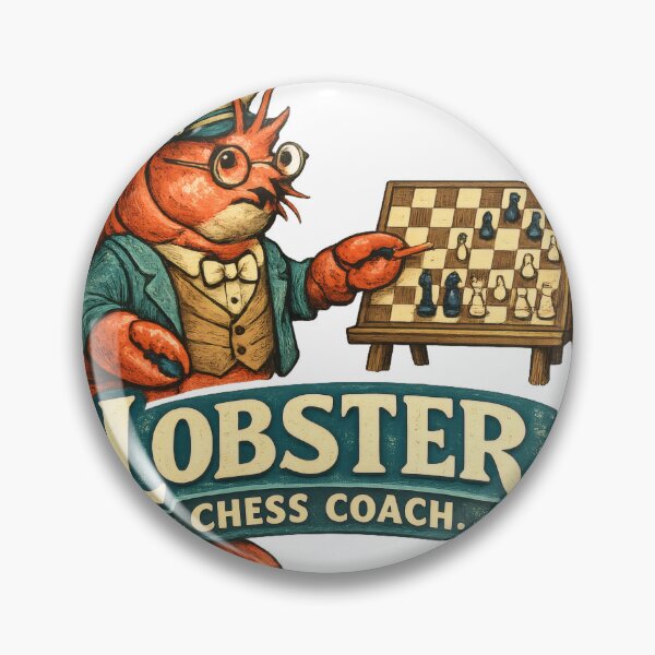 Item preview, Lobster Chess Coach Strategy Animal designed and sold by TheRealTaria.