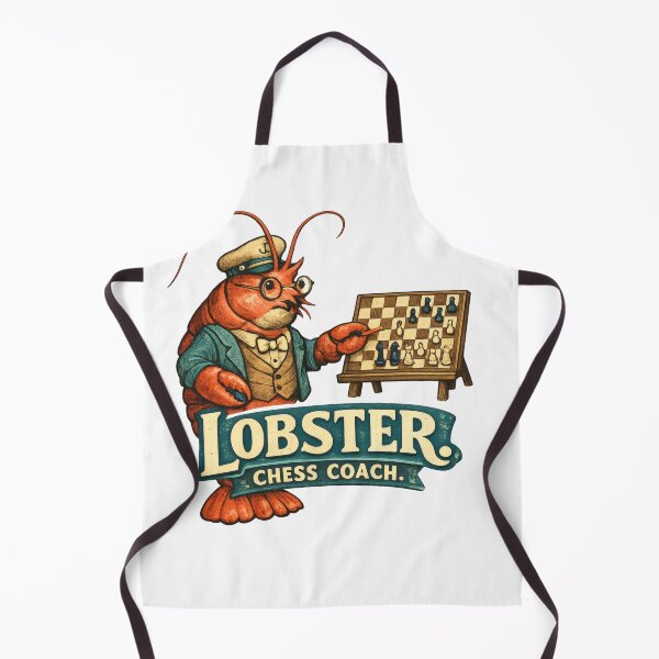 Item preview, Lobster Chess Coach Strategy Animal designed and sold by TheRealTaria.