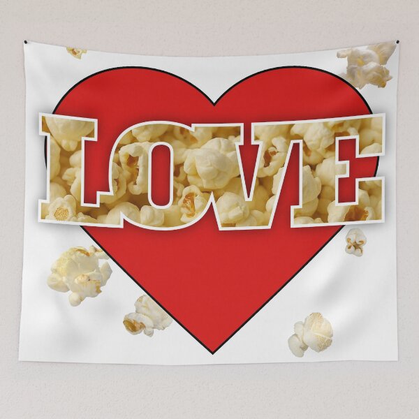 Item preview, Popcorn LOVE - Red Heart designed and sold by The Bearded Dandy.