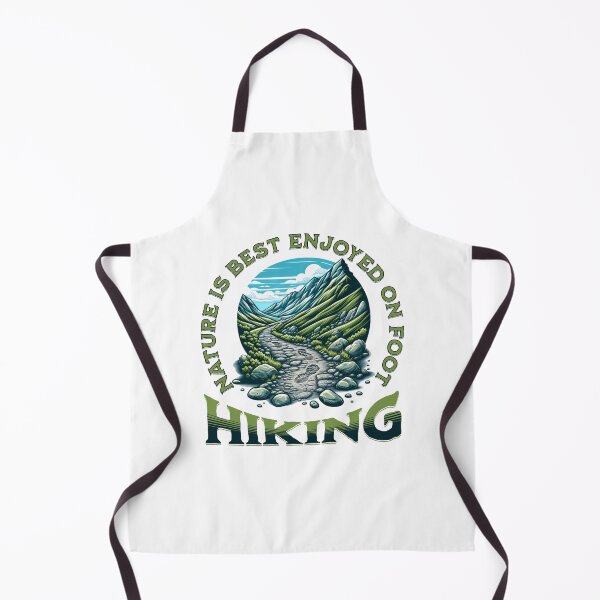 Item preview, Nature Is Best Enjoyed on Foot-Hiking designed and sold by PrintSparkDesigns.