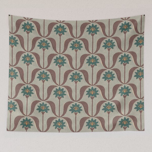 Item preview, Abstract Floral 2 - b2afa0 designed and sold by knitetgantt.