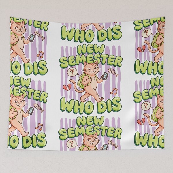 Item preview, New Semester Who Dis designed and sold by hidetheyasin.