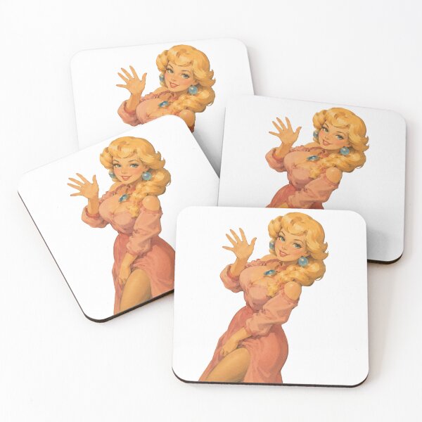 Item preview, Princess Peach Pin-Up Vintage | Retro Gamer Princess Inspired Art designed and sold by Cosplayvintage.