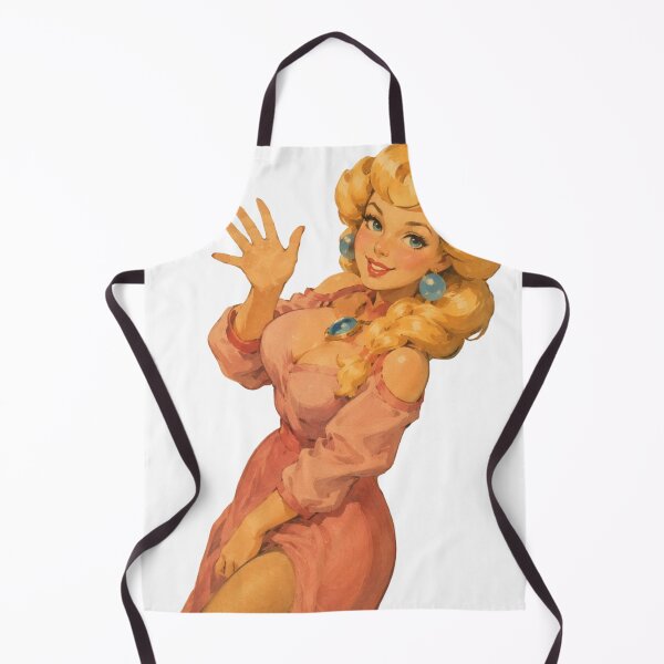 Item preview, Princess Peach Pin-Up Vintage | Retro Gamer Princess Inspired Art designed and sold by Cosplayvintage.