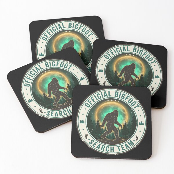 Item preview, Official Bigfoot Search Team Moon Badge designed and sold by Roy & Tiffany.