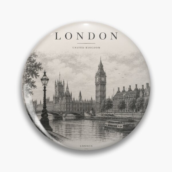 Item preview, London | Vintage Travel City Design designed and sold by Fm204.