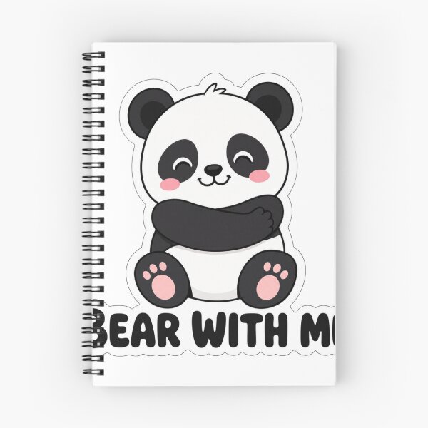 Item preview, Bear With Me Cute Panda Kawaii Saying designed and sold by BoosterShop.