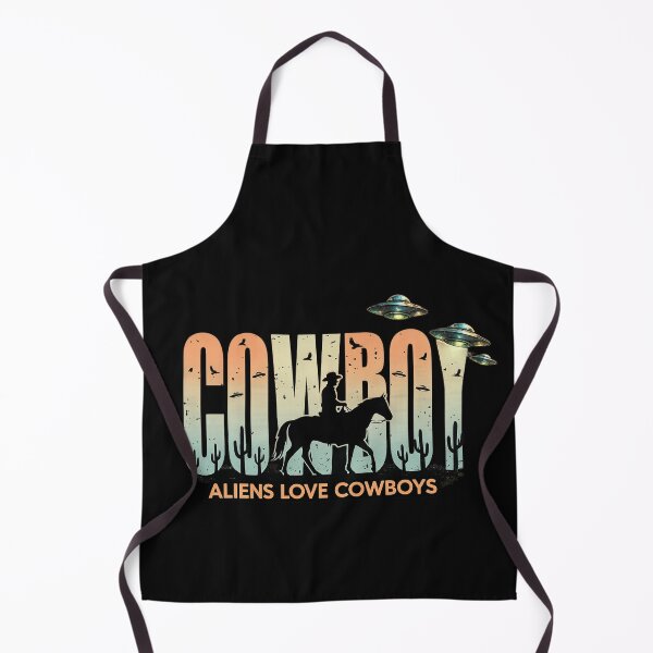 Item preview, Aliens Love Cowboys Vintage Cowboy UFO Western Design designed and sold by Dinaelsherkawy.
