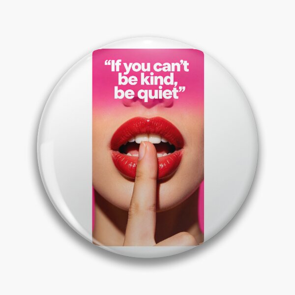 Item preview, If you can’t be kind, be quiet painted red lips  designed and sold by carlsmart1.