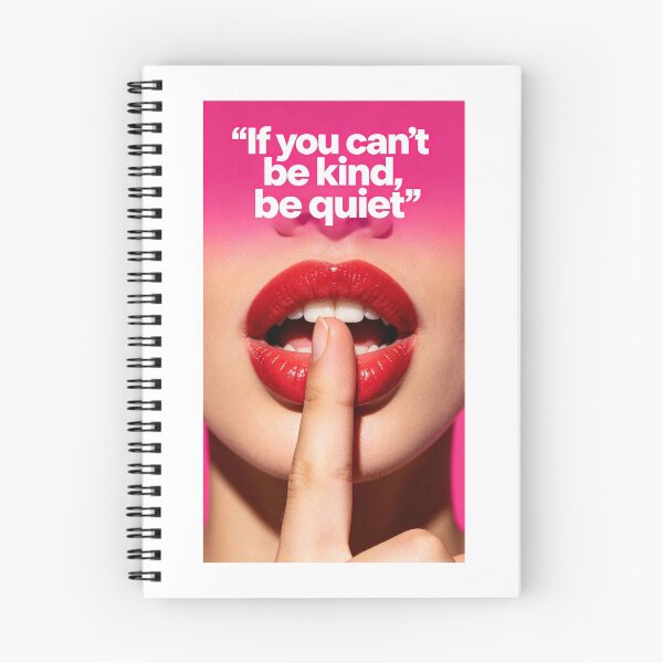 Item preview, If you can’t be kind, be quiet painted red lips  designed and sold by carlsmart1.