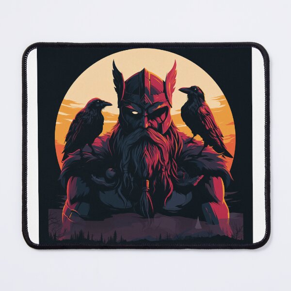 Item preview, Crimson Odin and Ravens Norse Warrior designed and sold by QuantumQGear.