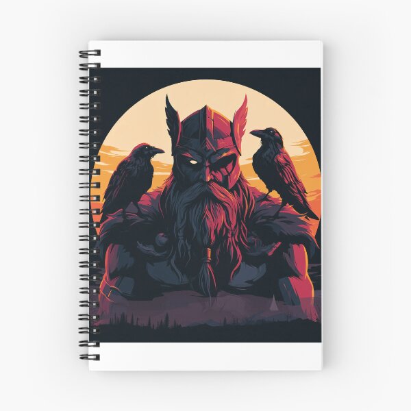 Item preview, Crimson Odin and Ravens Norse Warrior designed and sold by QuantumQGear.