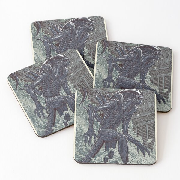 Item preview, Alien Vintage Sci-Fi Horror: Xenomorph, Ripley & Movie Quote Fan Art designed and sold by benja-08.