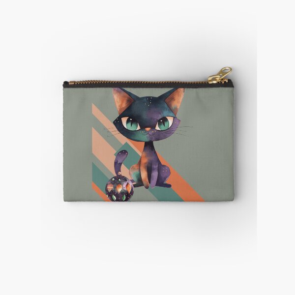 Item preview, Boho Black Cat Geometric Holiday Design designed and sold by Szpaku desart .