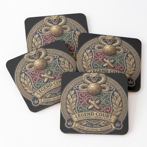 Item preview, Legend Court Football Academy Crest | Vintage Soccer Badge designed and sold by LegendCourt.