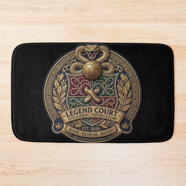 Item preview, Legend Court Football Academy Crest | Vintage Soccer Badge designed and sold by LegendCourt.